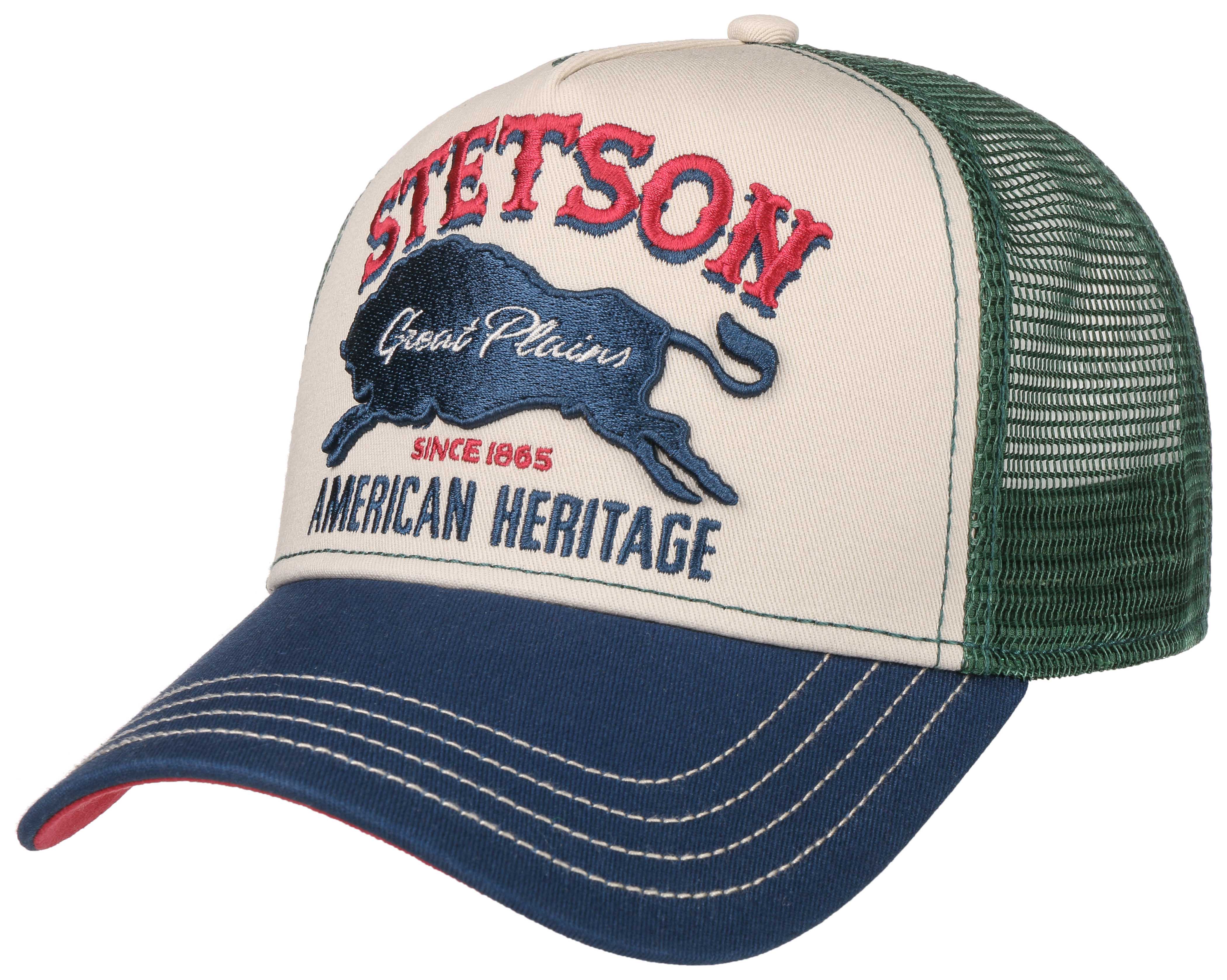 Basecap American Style Plains Trucker Cap von Stetson Basecaps Caps Herren Hute Mutzen Caps HUT ONLINE SHOP