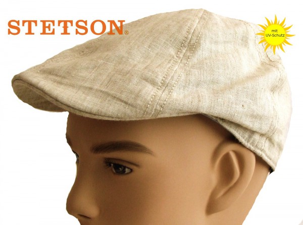 Putnam Leinenmütze beige Stetson mit UV-Schutz